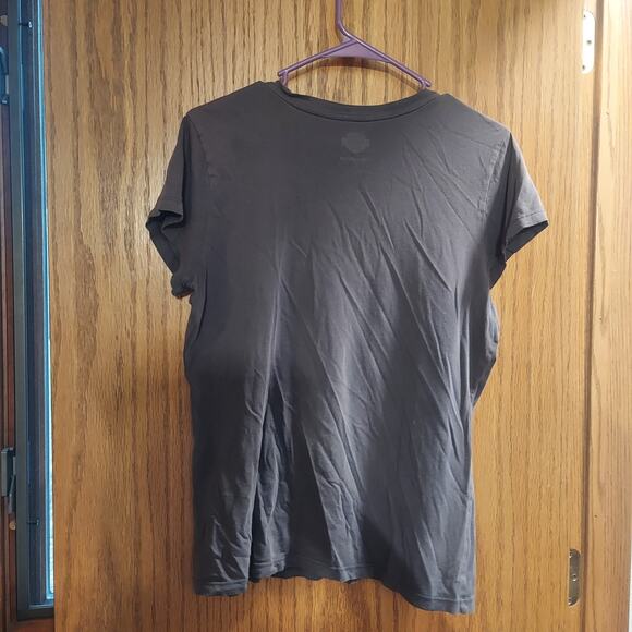 Harley Davidson Let the Road Guide your Way Swoop neck Short Sleeve Top xl - Picture 4 of 6